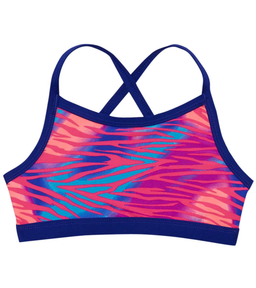 TYR Girls' Dreamland Trinity Bikini Top (Little Kid, Big Kid)