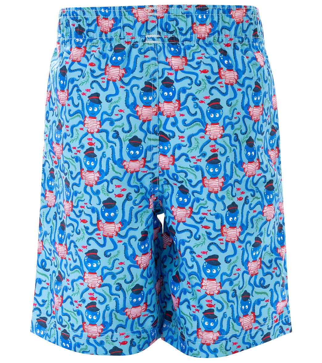 Dolfin Boys' The Captain Printed Swim Trunk (Little Kid) The Captain