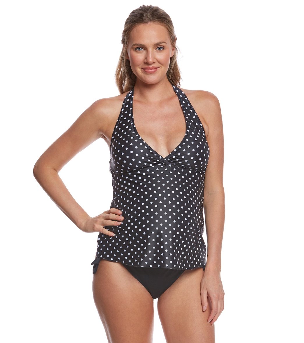 Prego Swimwear Maternity Dot Tankini Set