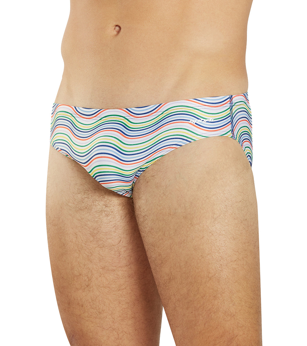 Sporti x Alex & Gretchen Walsh Tidal Taffy Brief Swimsuit (26-40) Tidal Taffy