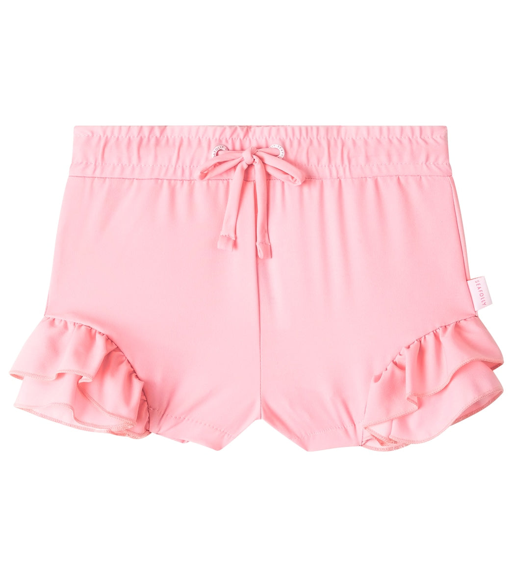 Seafolly Girls' Essential Board Shorts (Baby, Toddler, Little Kid) Rose