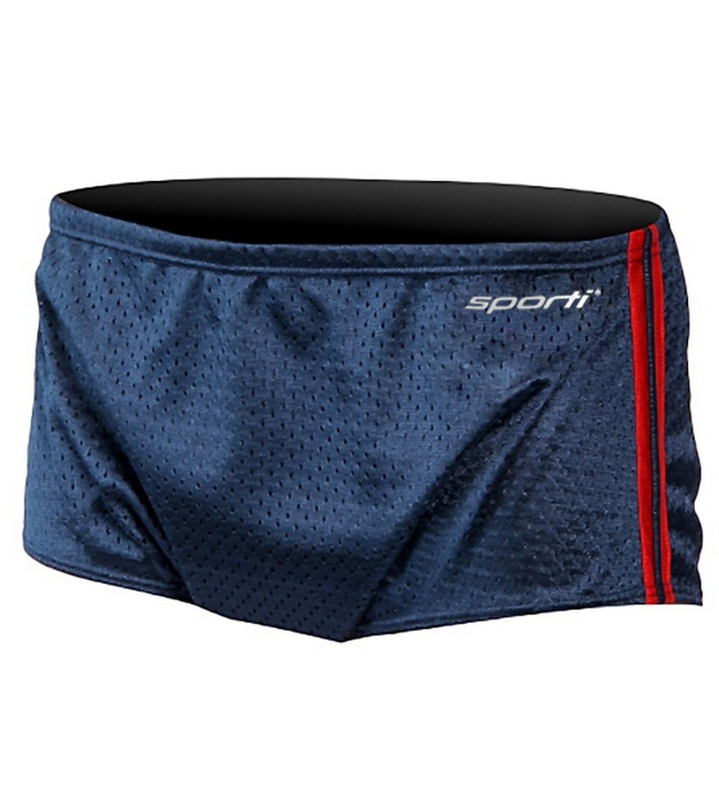 Sporti Mesh Training Suit Navy/Red