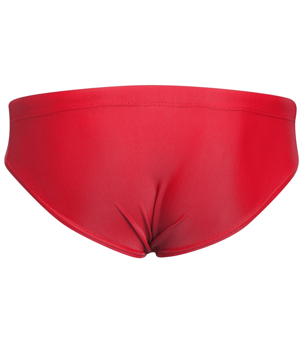 iSwim Essential Solid Brief Swimsuit Youth (22-28) Red