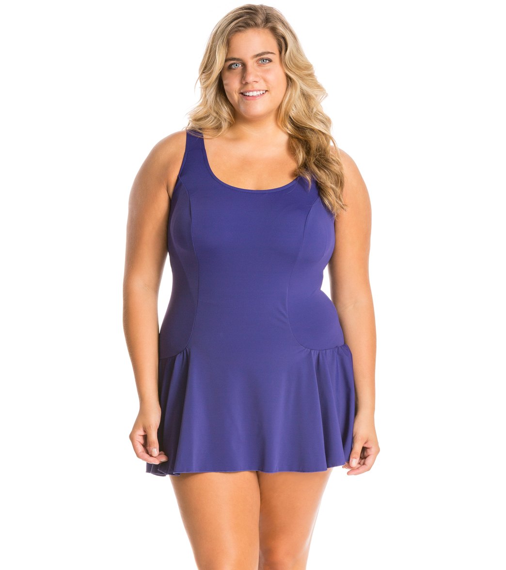 Sporti Plus Size Swim Dress