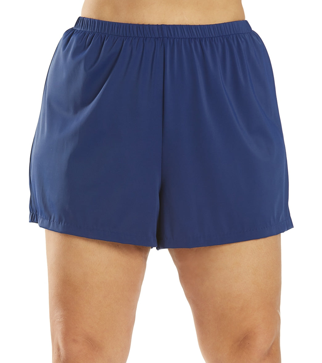 Maxine Plus Size Solid Swim Short