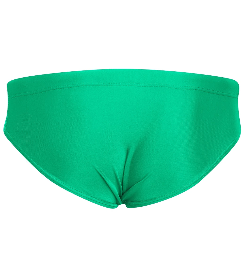 iSwim Essential Solid Brief Swimsuit Youth (22-28) Kelly Green