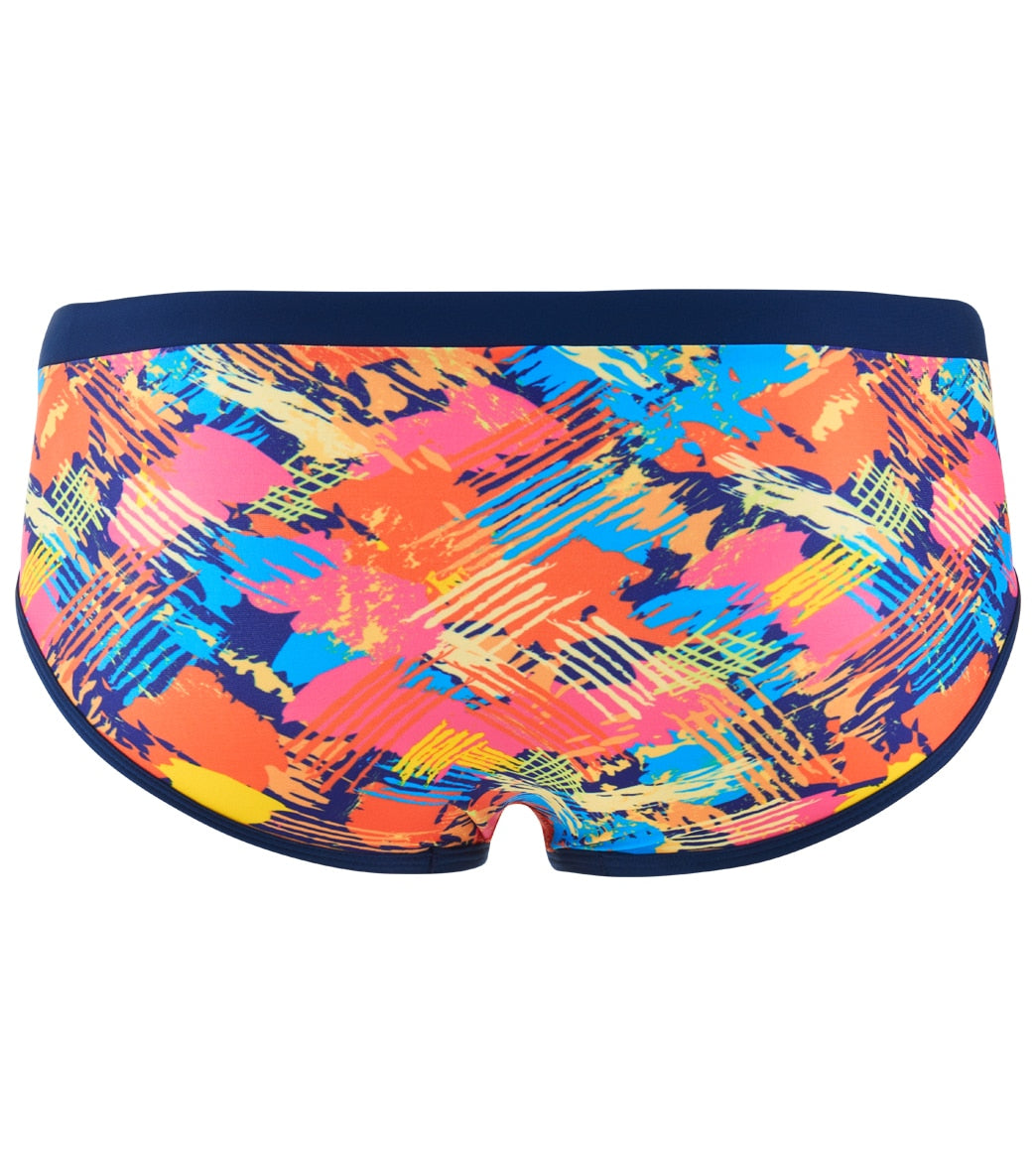 Mizuno Men's Exer Print Brief Swimsuit