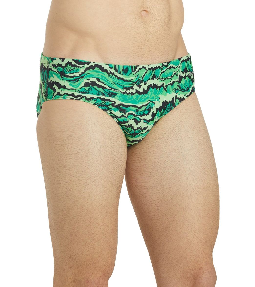 Sporti New Waves Brief Swimsuit (22-40) Green