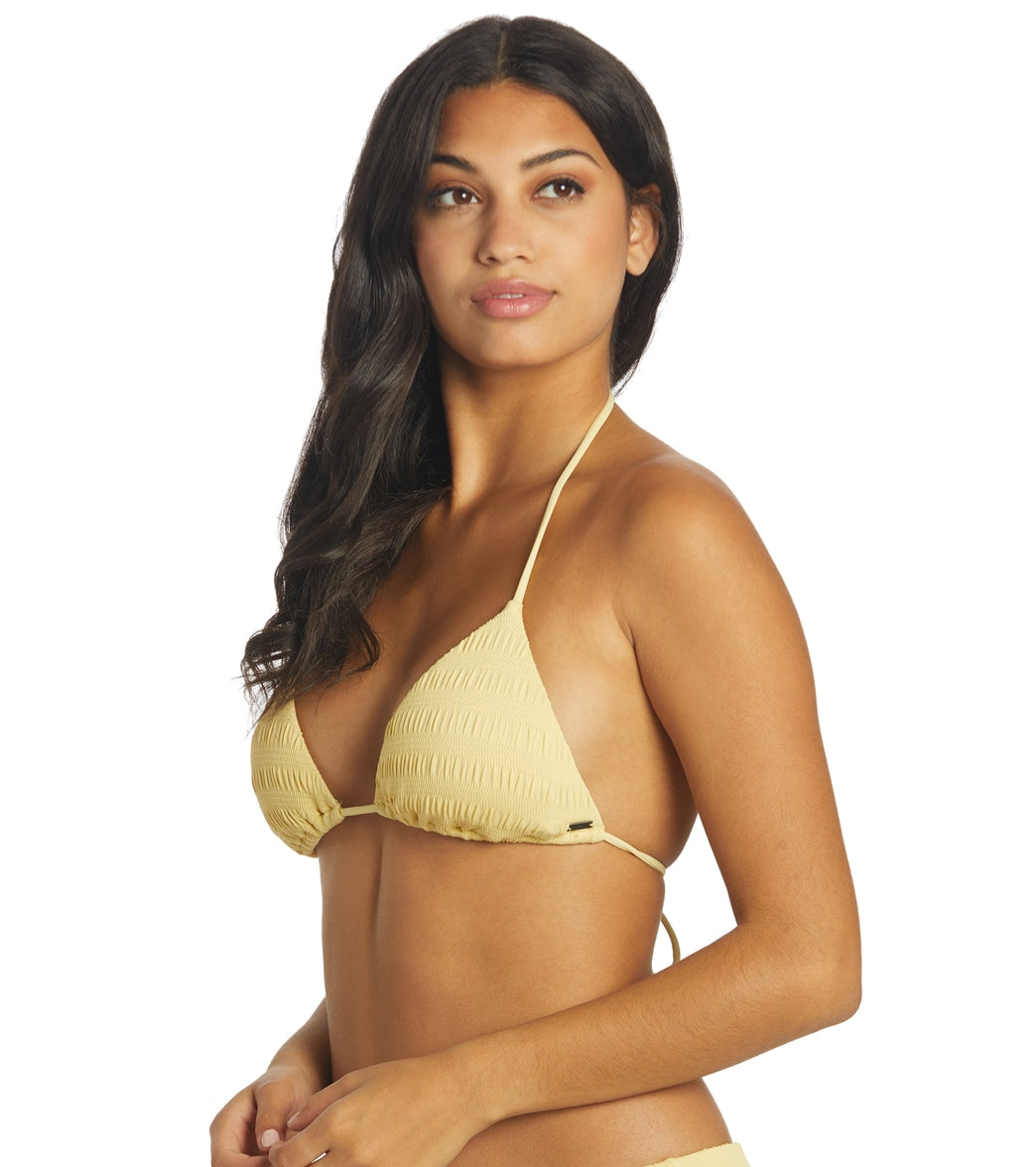 O'Neill Women's Saltwater Solids Texture Venice Bikini Top