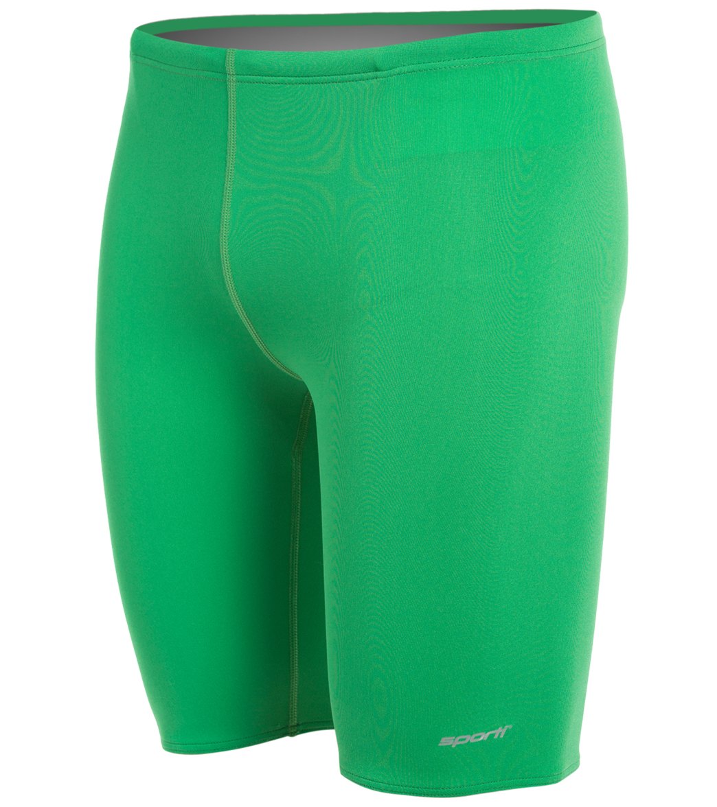 Sporti HydroLast Solid Jammer Swimsuit (22-44) Kelly Green