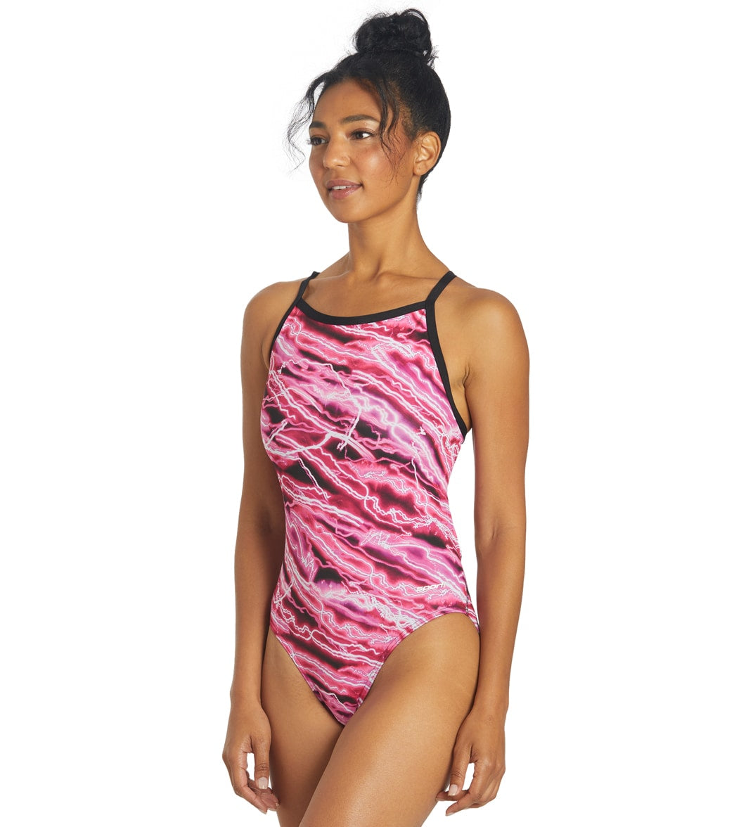 Sporti HydroLast Flash Thin Strap One Piece Swimsuit (26-40)