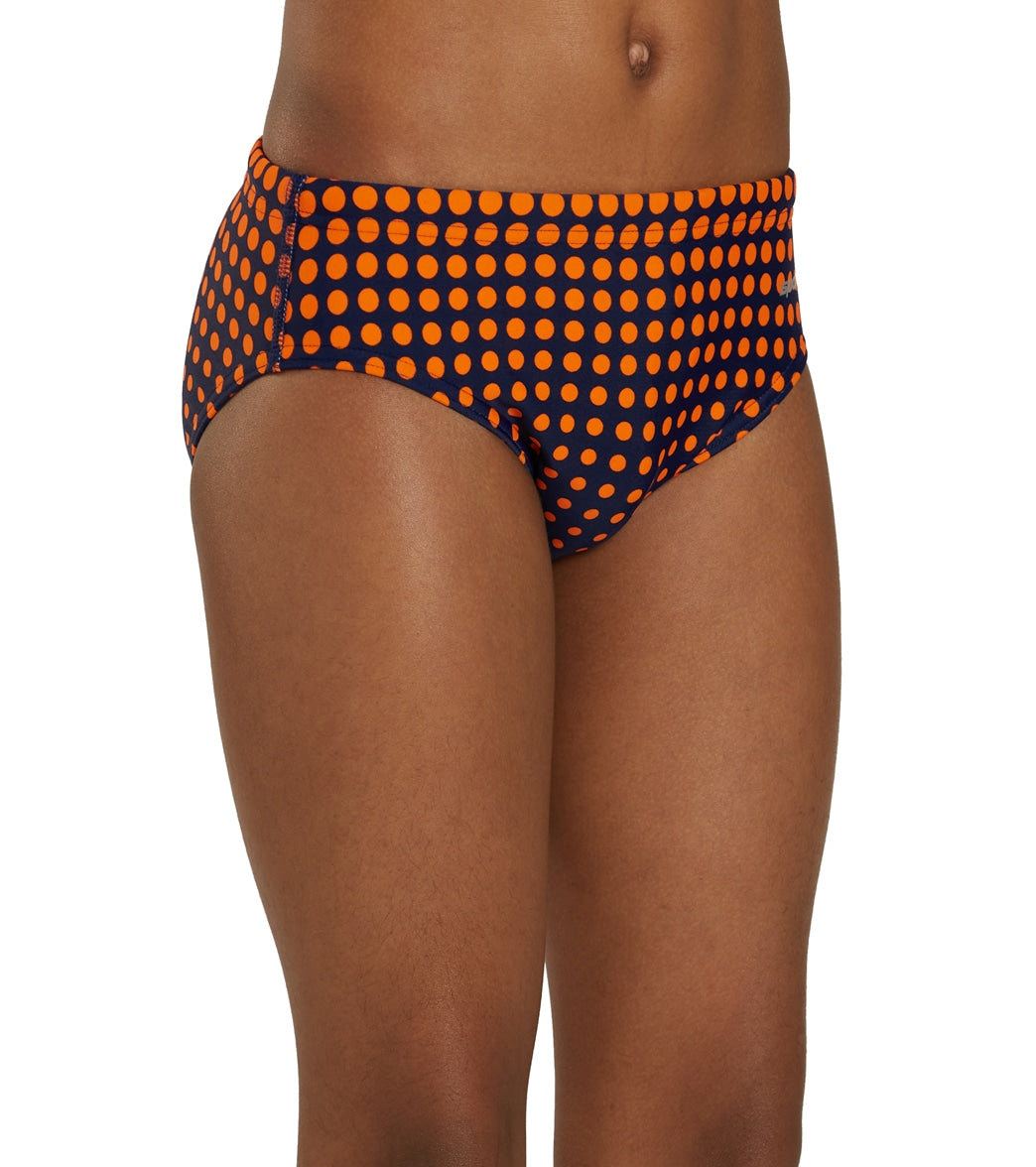 Sporti Molecule Brief Swimsuit Youth (22 - 28) Navy/Orange