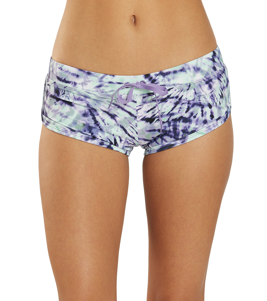 Sporti Active Moonlight Tie Dye Cheeky Boyshort Swim Bottom