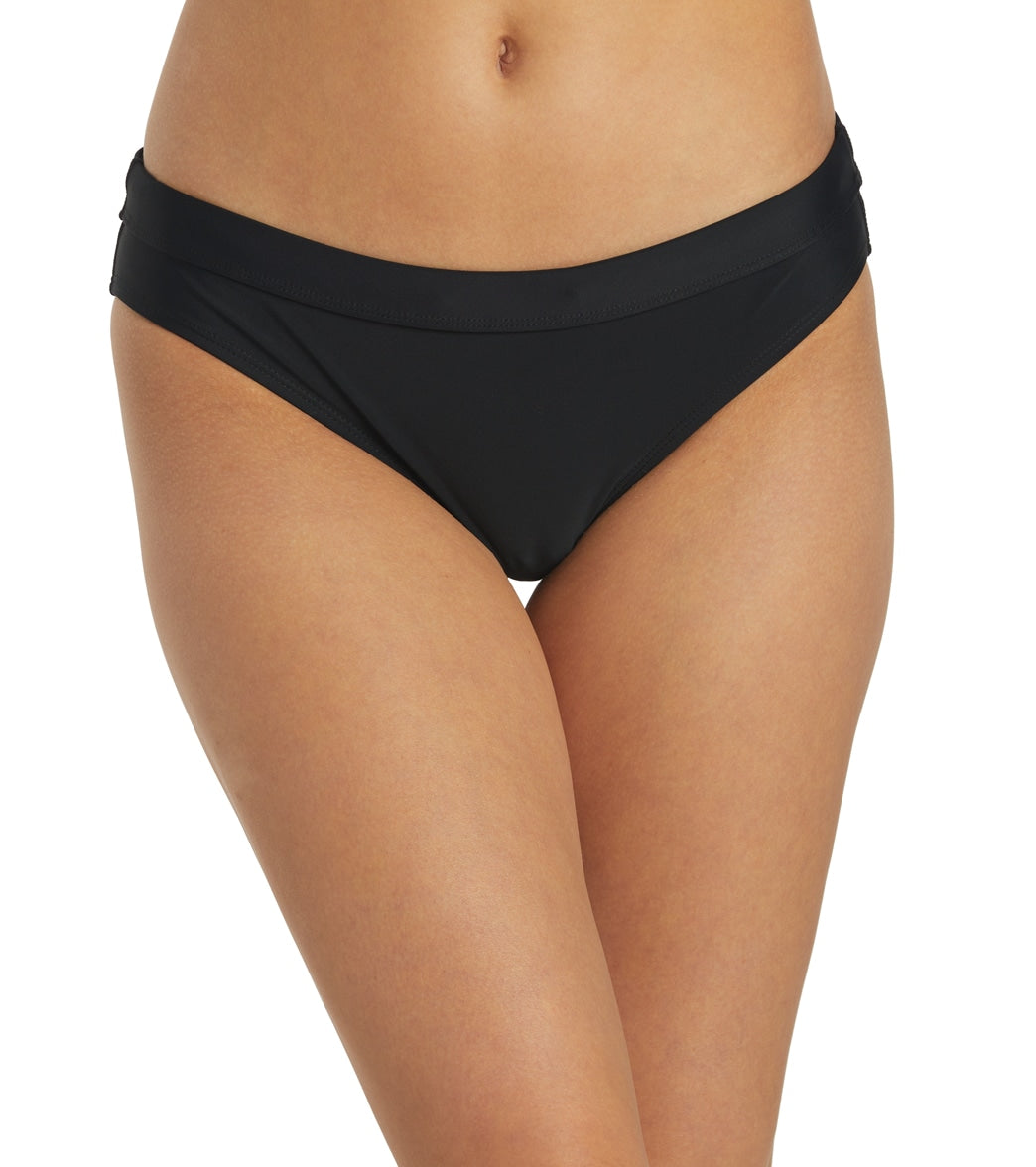 Sporti Active Hipster Workout Bikini Swim Bottom Black