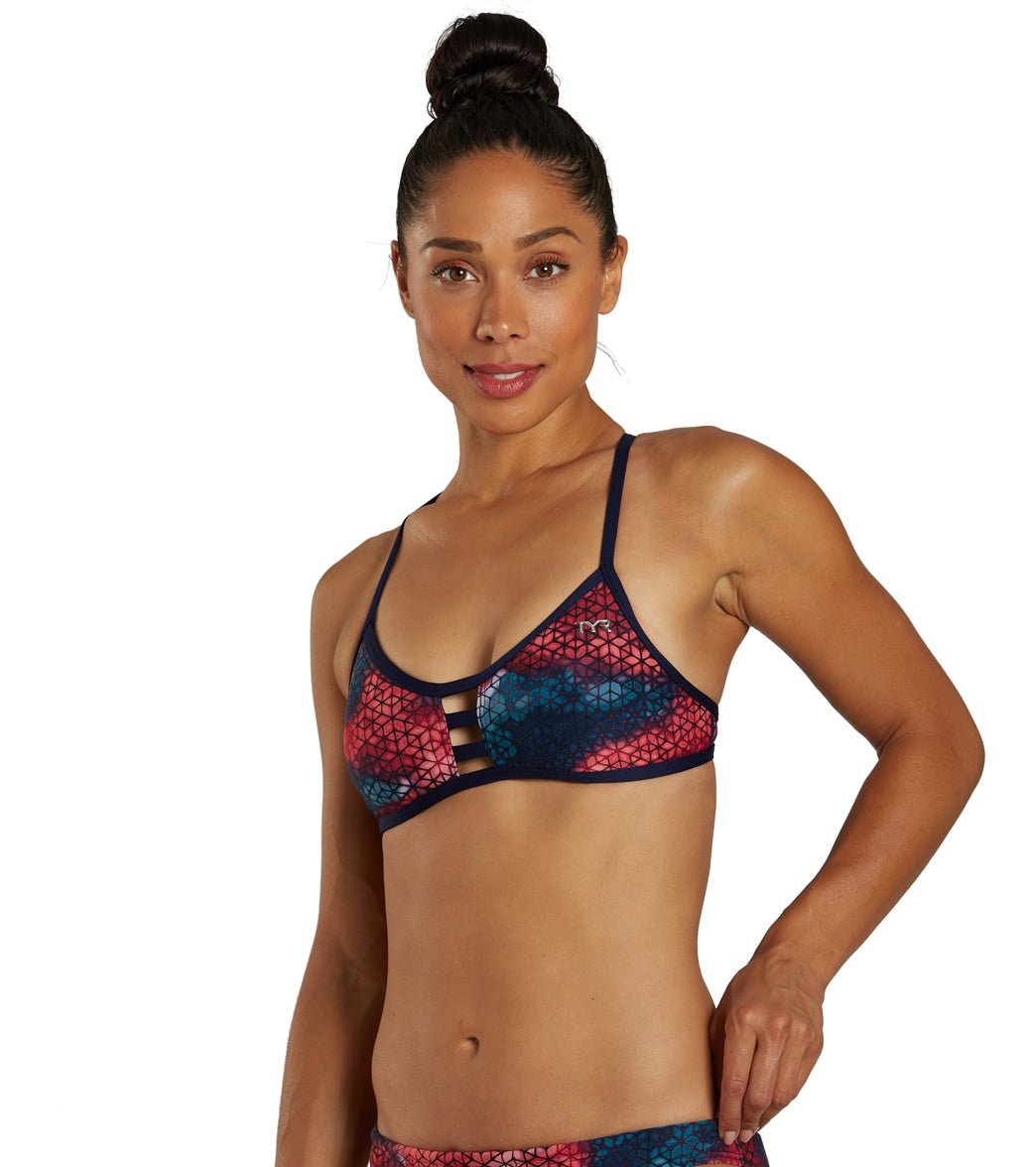 TYR Women's Starhex Pacific Tieback Bikini Top