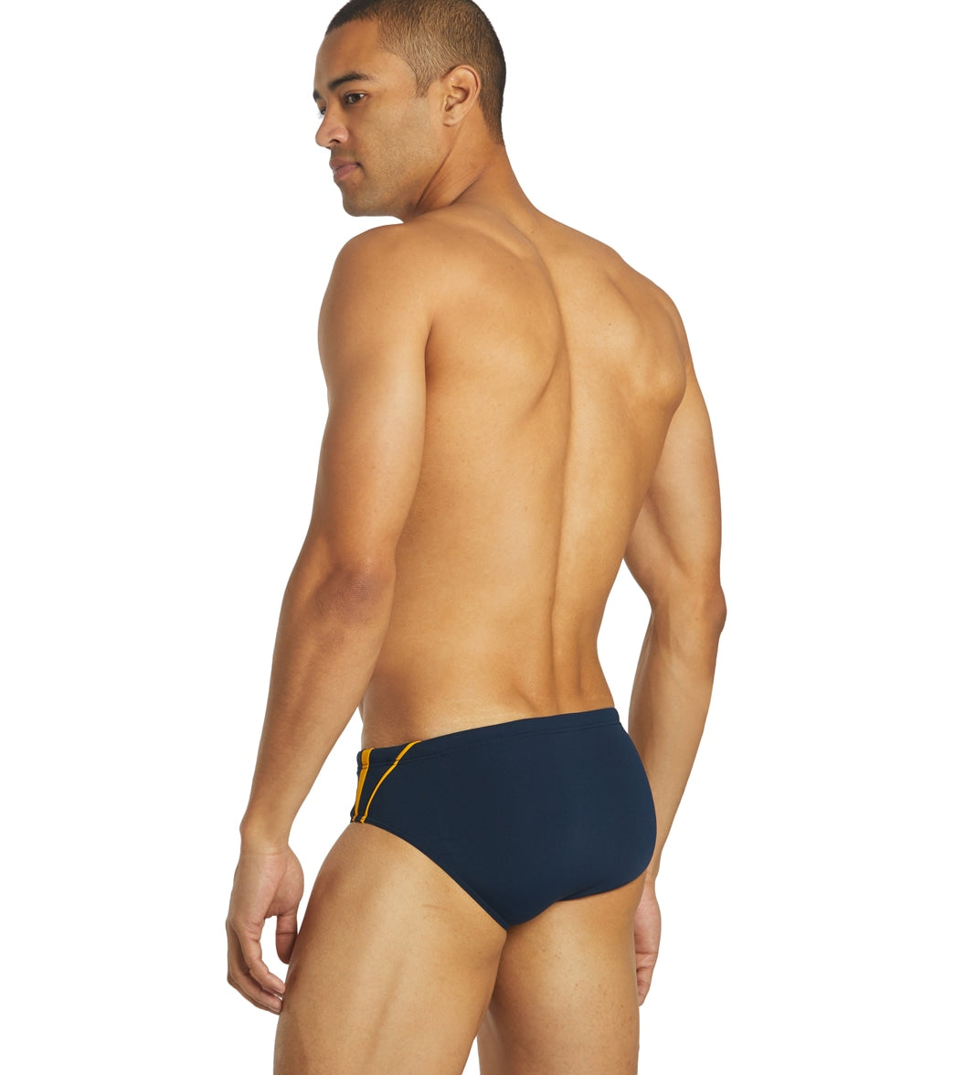 Sporti HydroLast Splice Brief Swimsuit (22-40) Navy/Gold