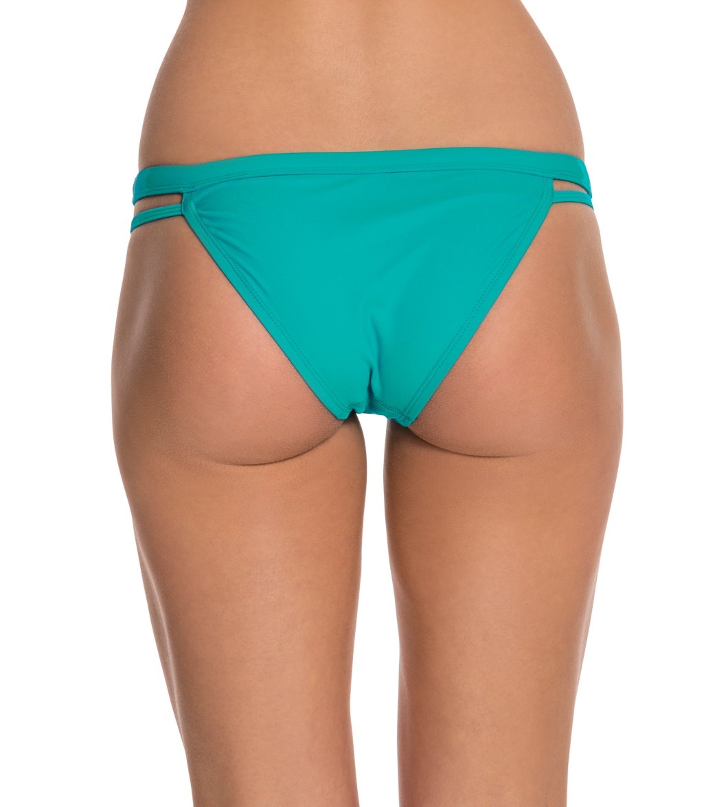 Sporti Solid Cheeky Bikini Swim Bottom