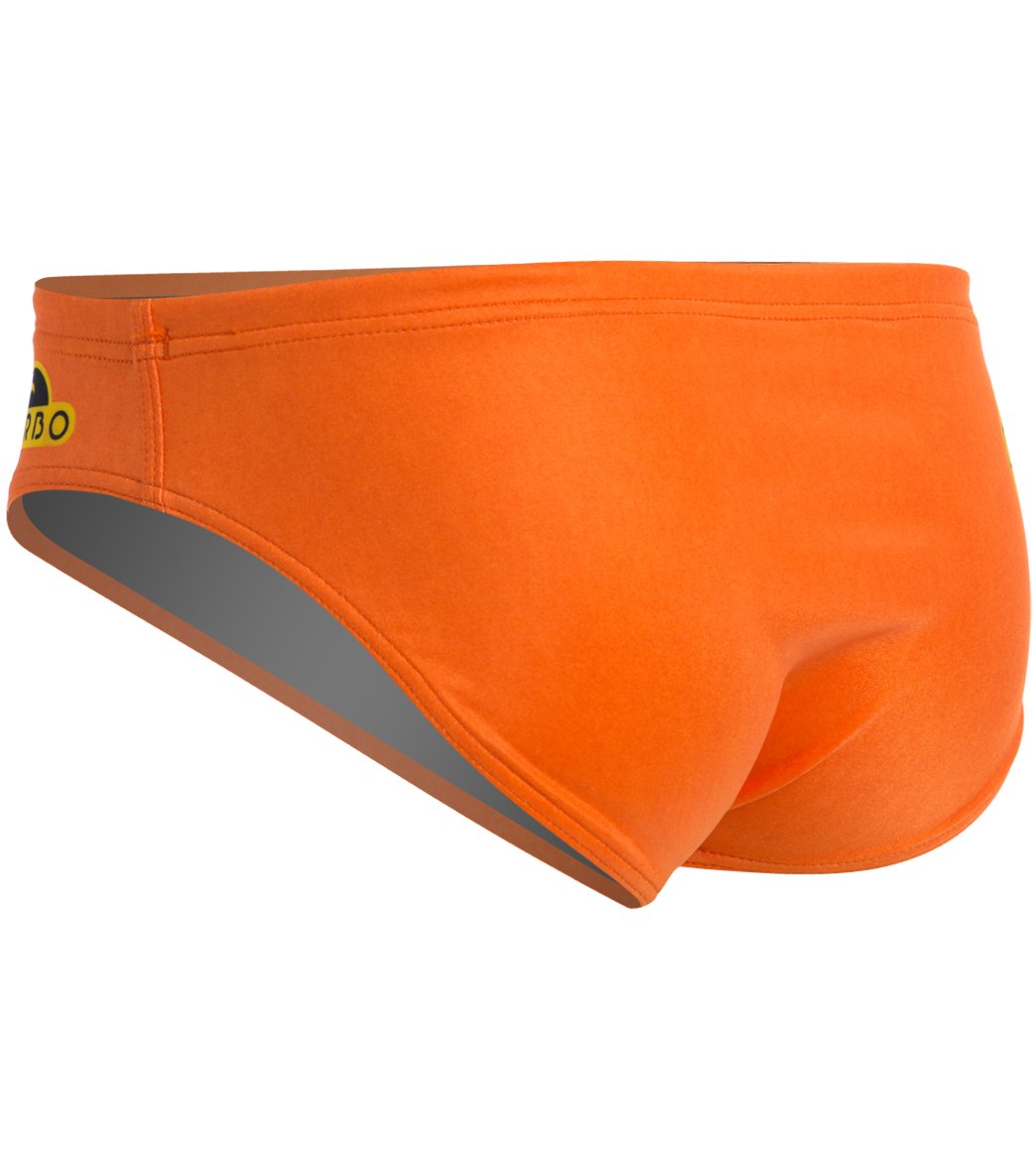 Turbo Men's Basic Water Polo Brief Orange