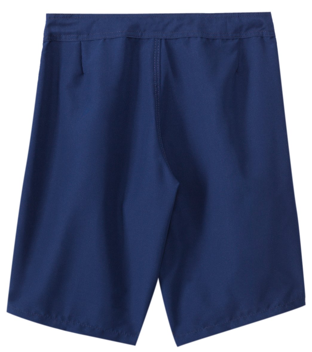 Tidepools Girls' Solid Long Boardshorts (Big Kid) Navy