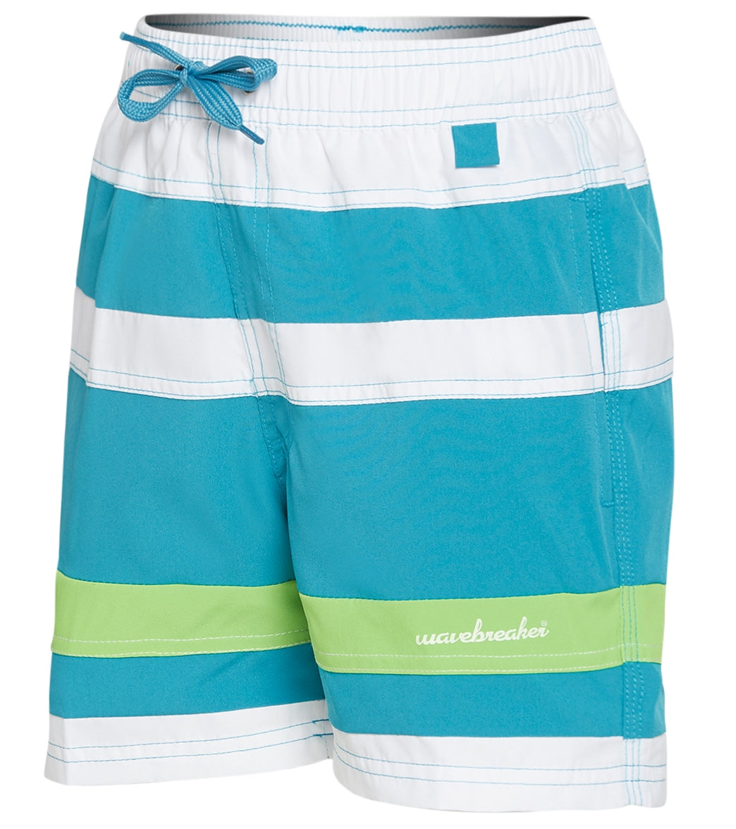 Wavebreaker Boys' Swim Trunk (Little Kid, Big Kid) Turquoise