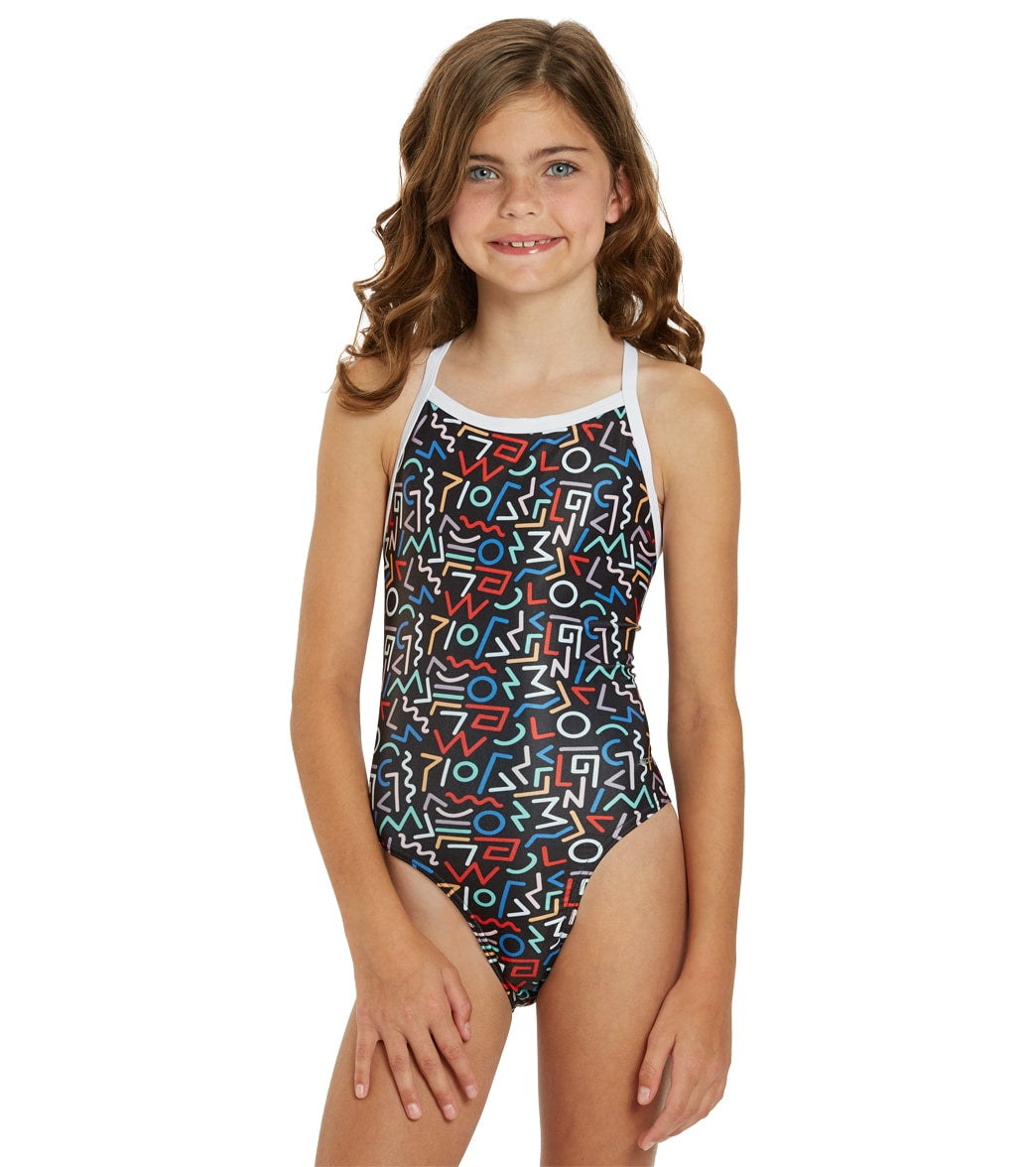 Sporti x Shaine Casas Space Jam Thin Strap One Piece Swimsuit Youth (22-28)