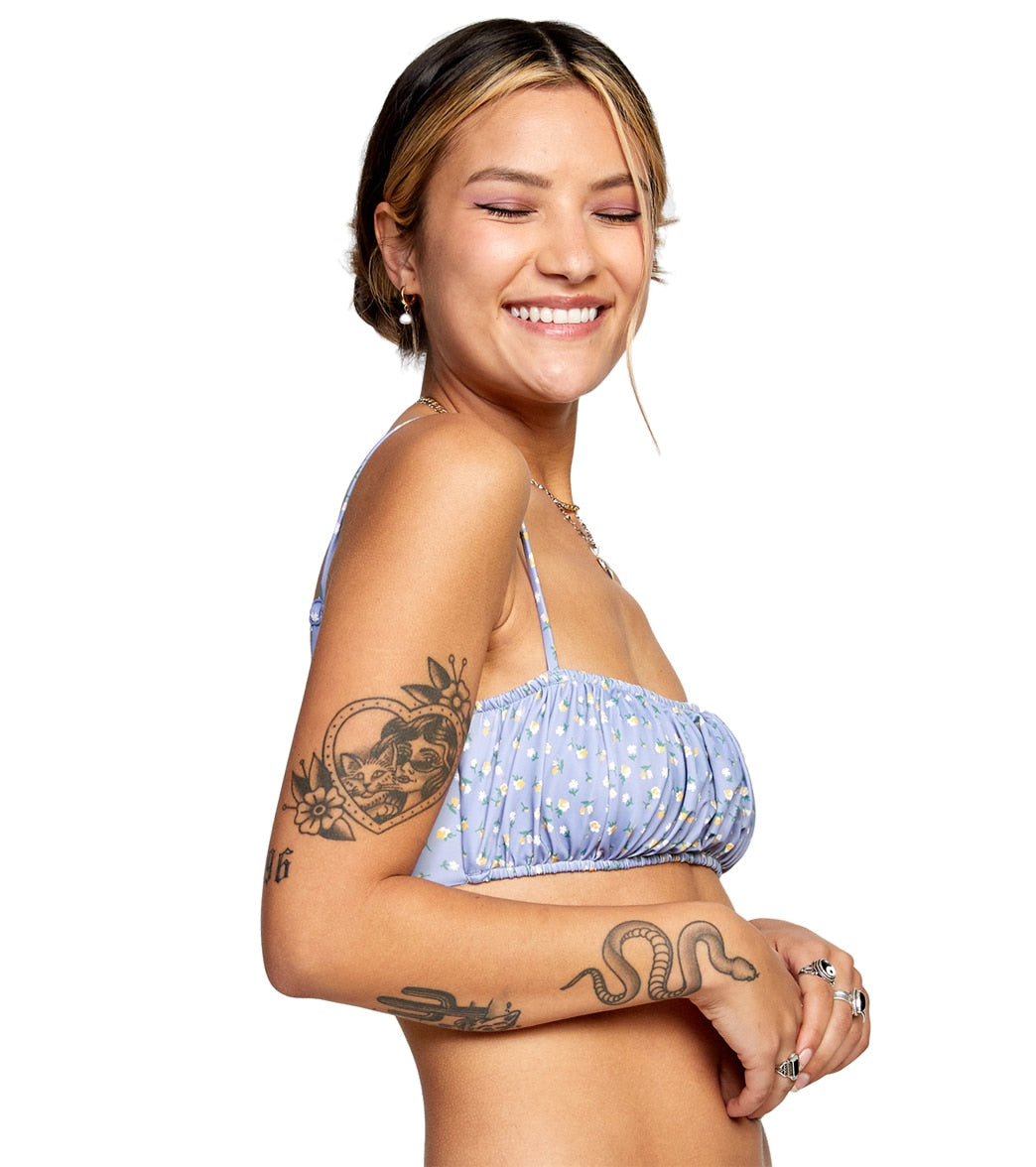 RVCA Women's Millie Bandeau Bikini Top