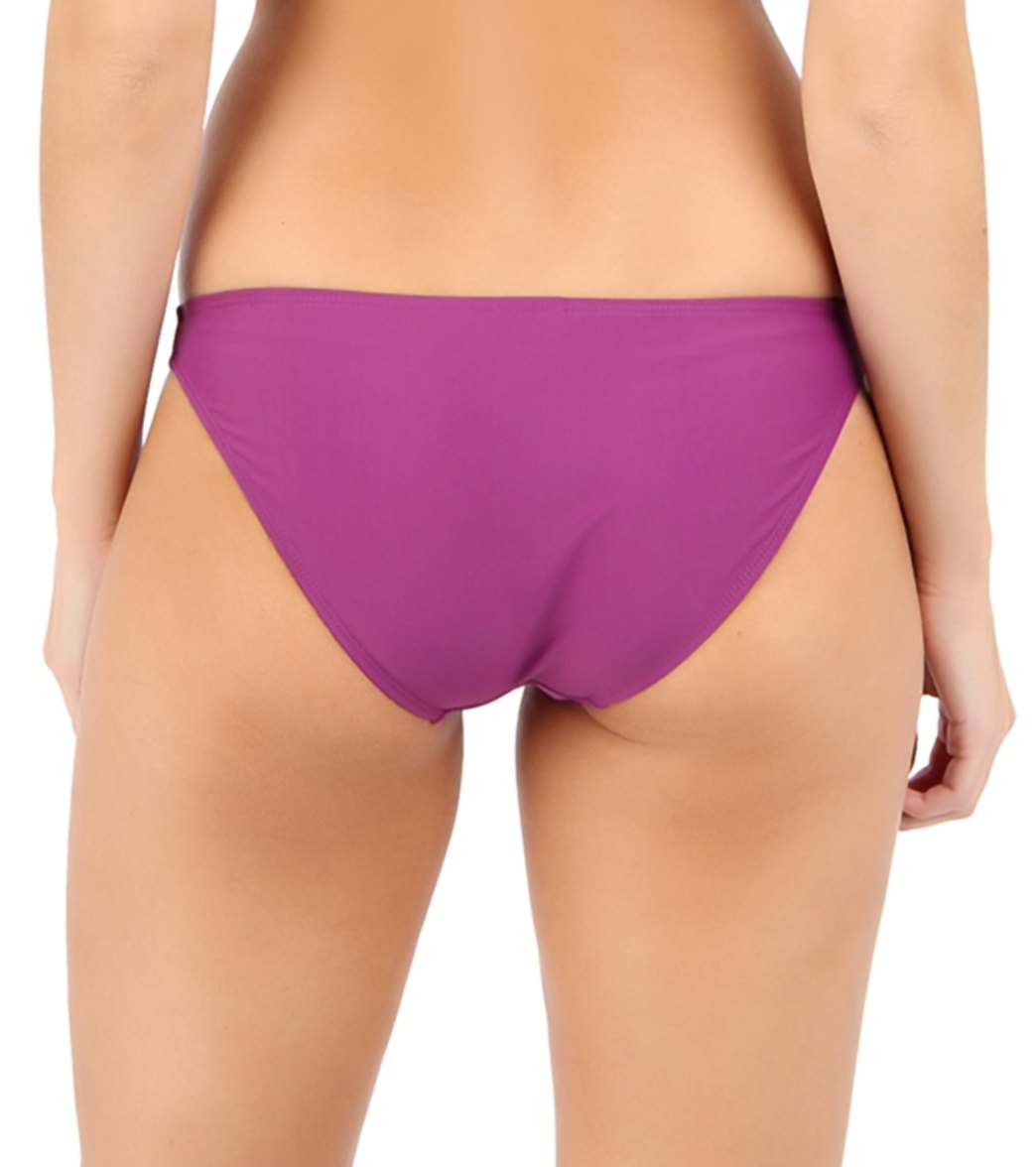 Body Glove Swimwear Smoothies Basic Bikini Bottom Plum