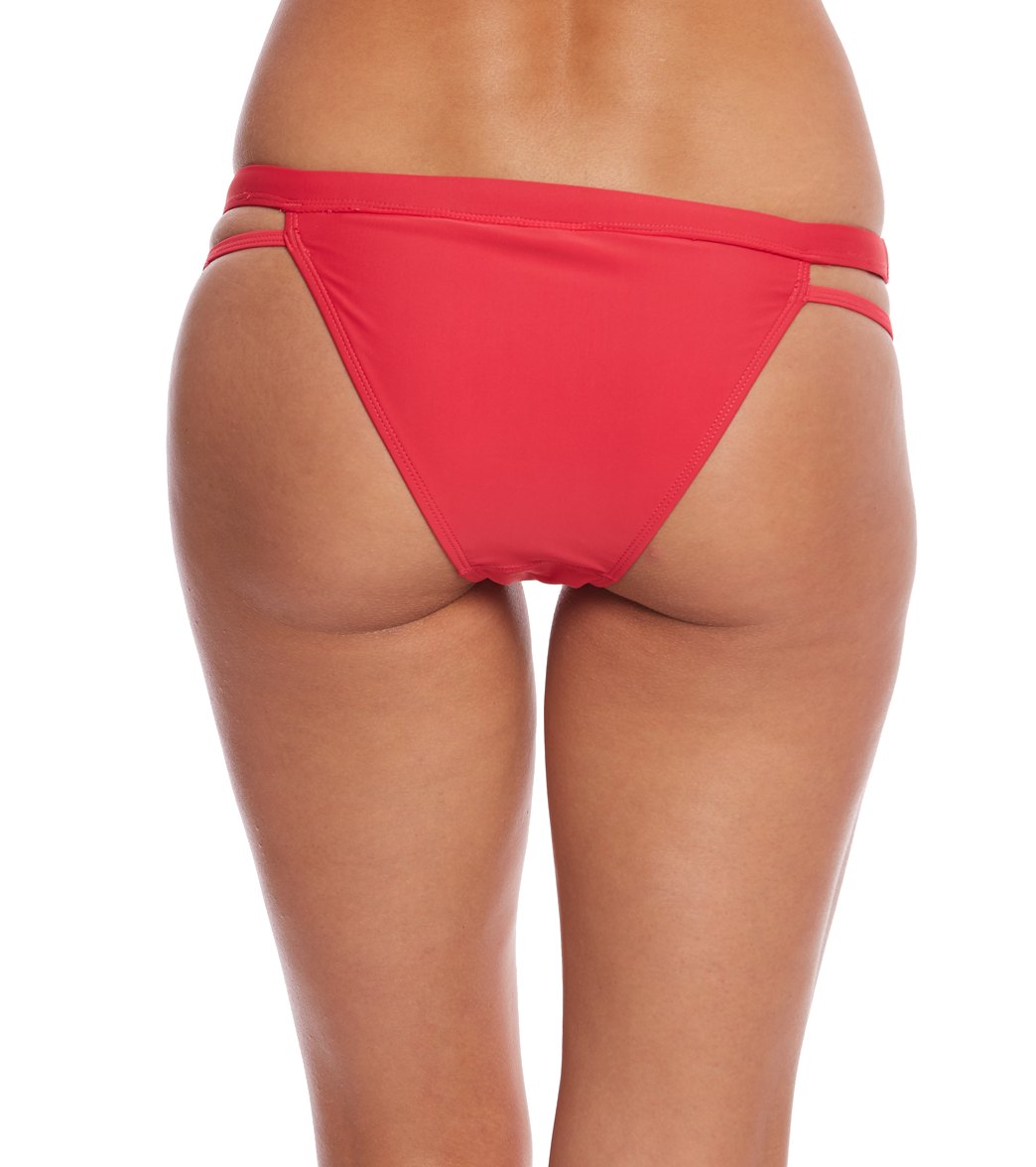 Sporti Solid Cheeky Bikini Swim Bottom