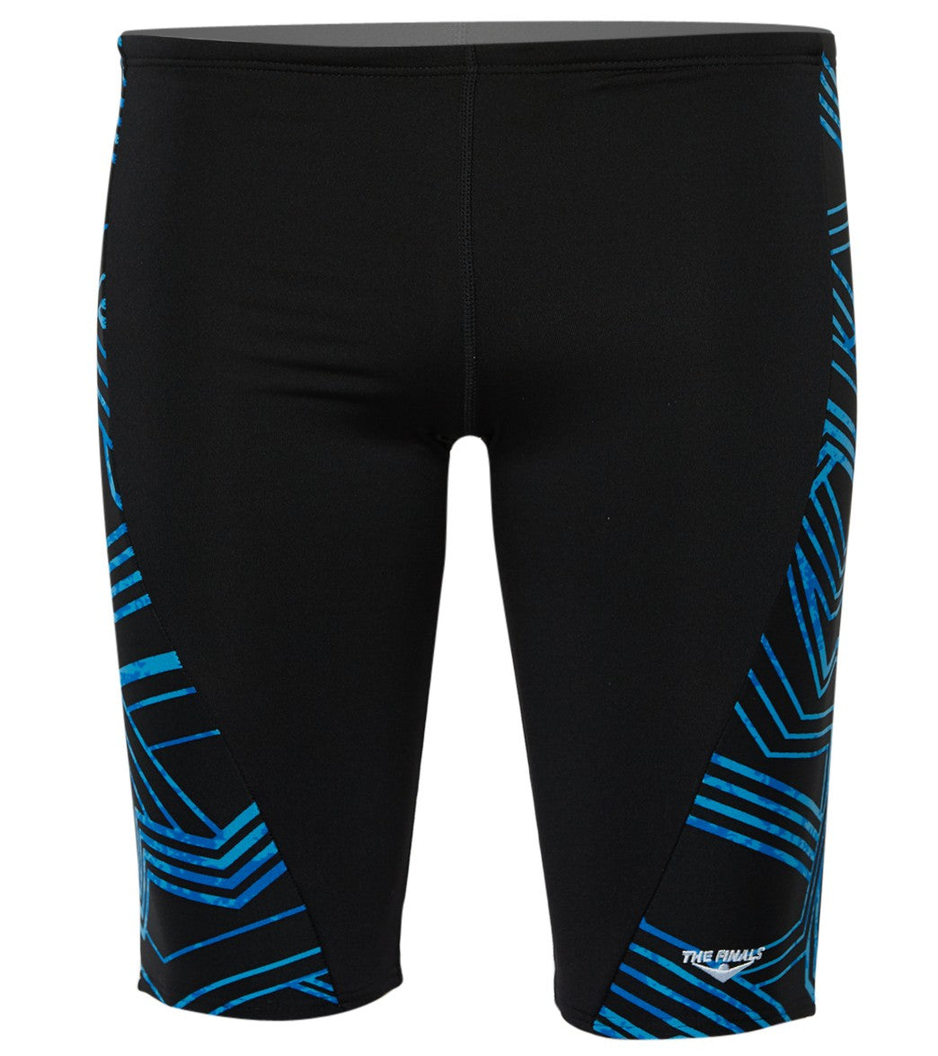 The Finals Men's Maize Glide Splice Jammer Swimsuit Blue