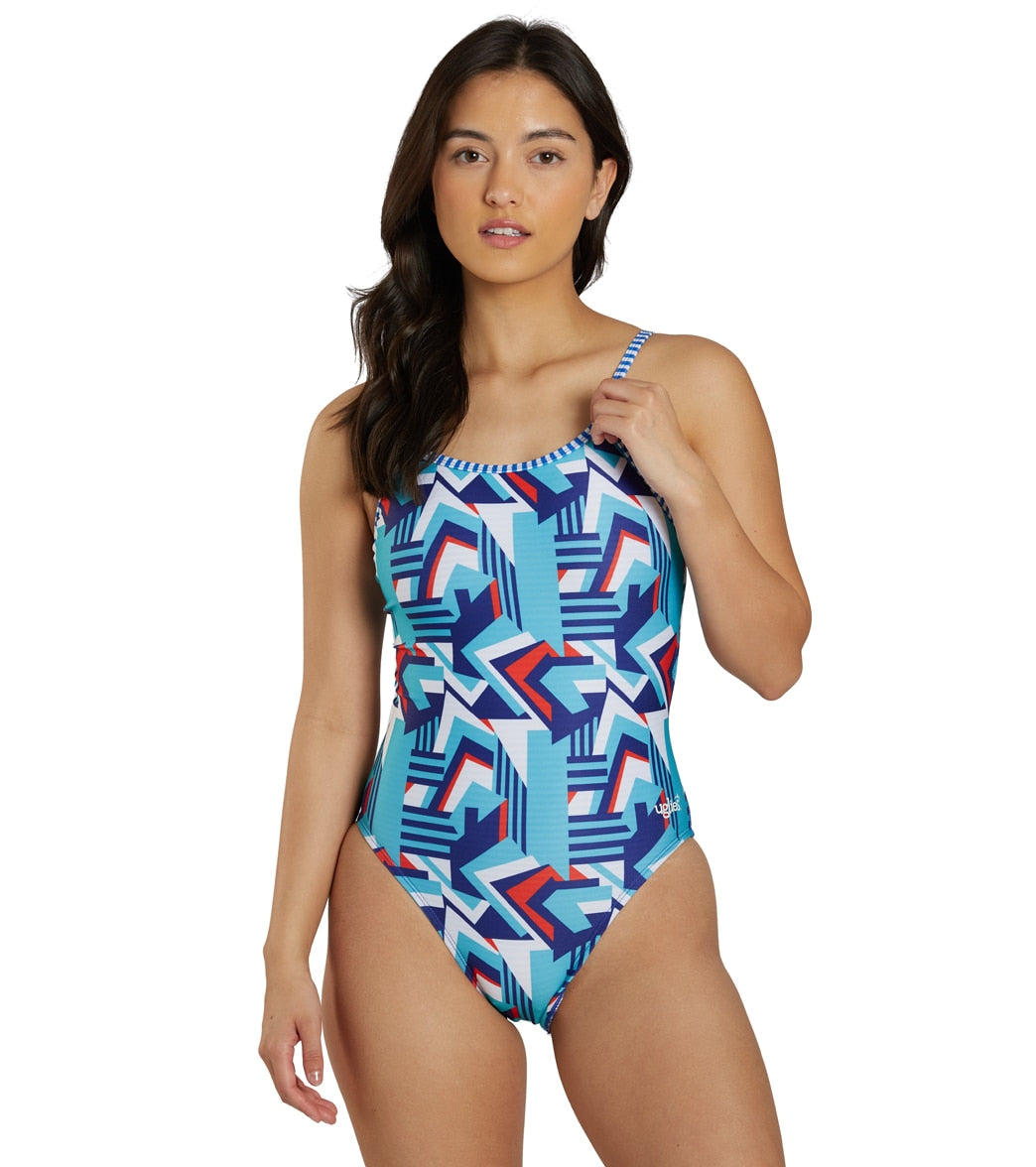 Dolfin Uglies Women's Double Strap Back One Piece Swimsuit