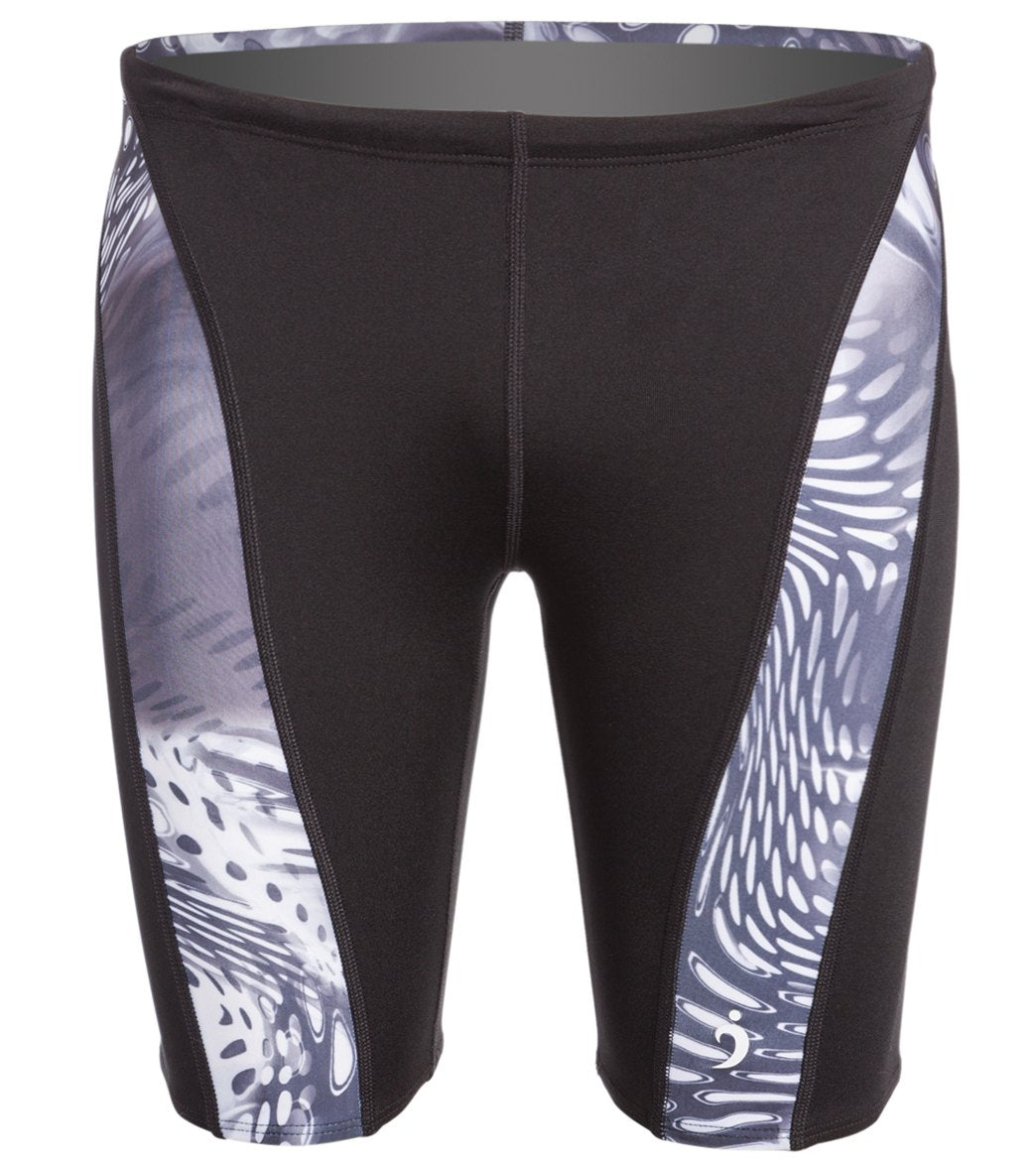 Illusions Activewear Enter Galactica Men's Splice Jammer Swimsuit