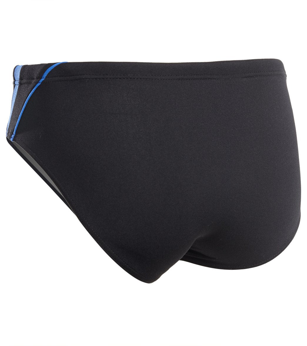 Sporti HydroLast Splice Brief Swimsuit Youth (22-28) Black/Royal