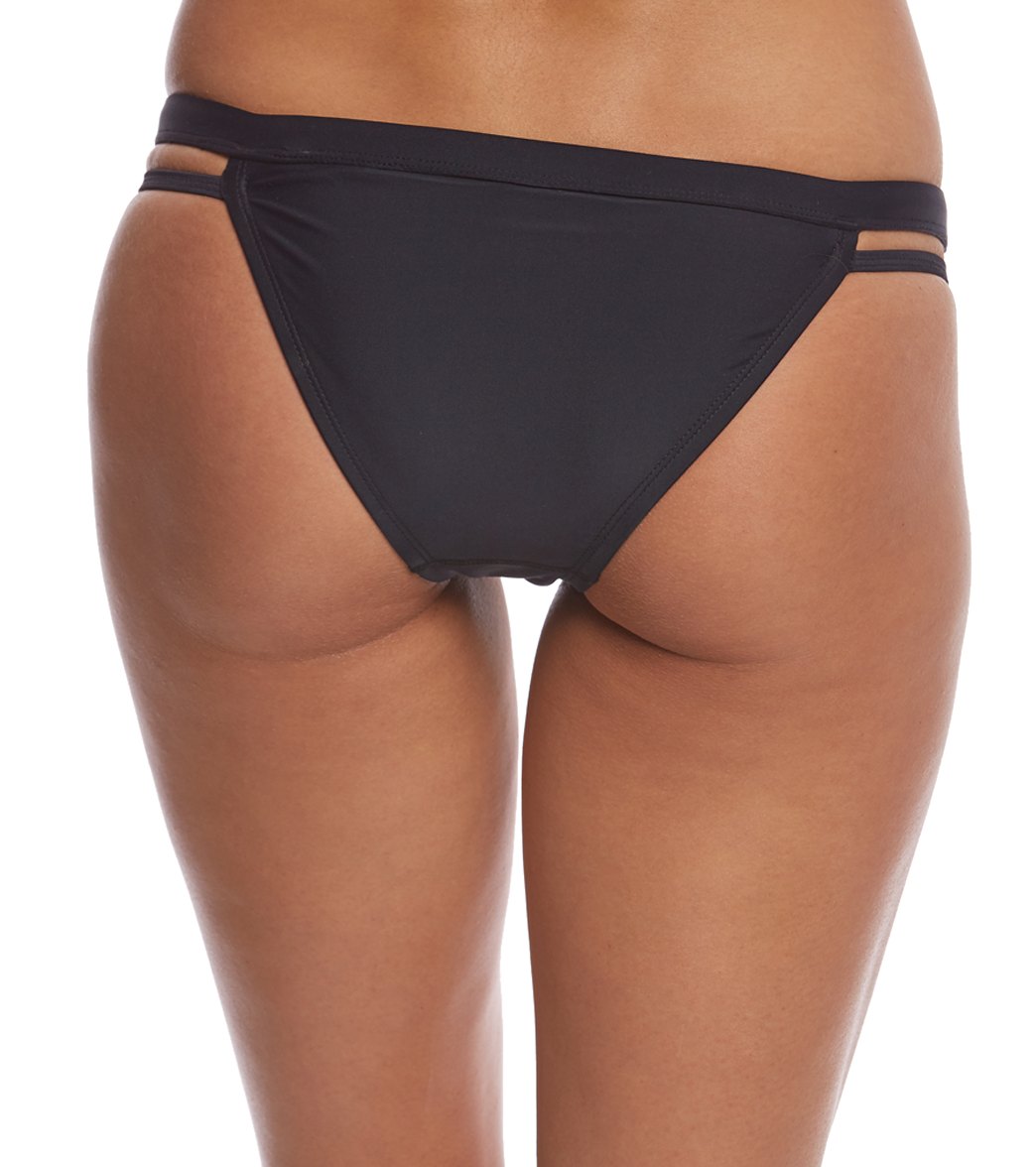 Sporti Solid Cheeky Bikini Swim Bottom