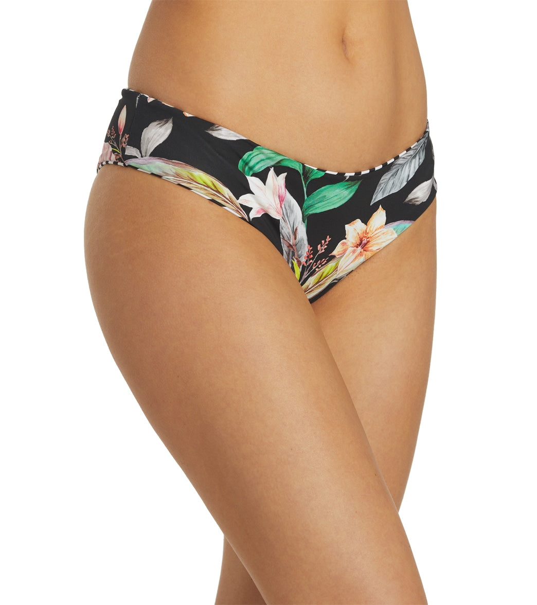 Hurley Women's Flora Reversible Cheeky Bikini Bottom