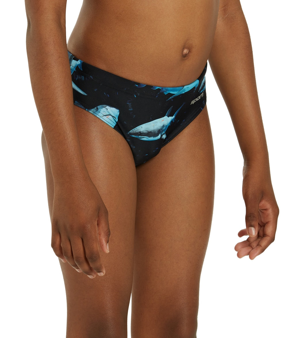 Sporti Sharkies Brief Swimsuit Youth (22-28) Sharkies