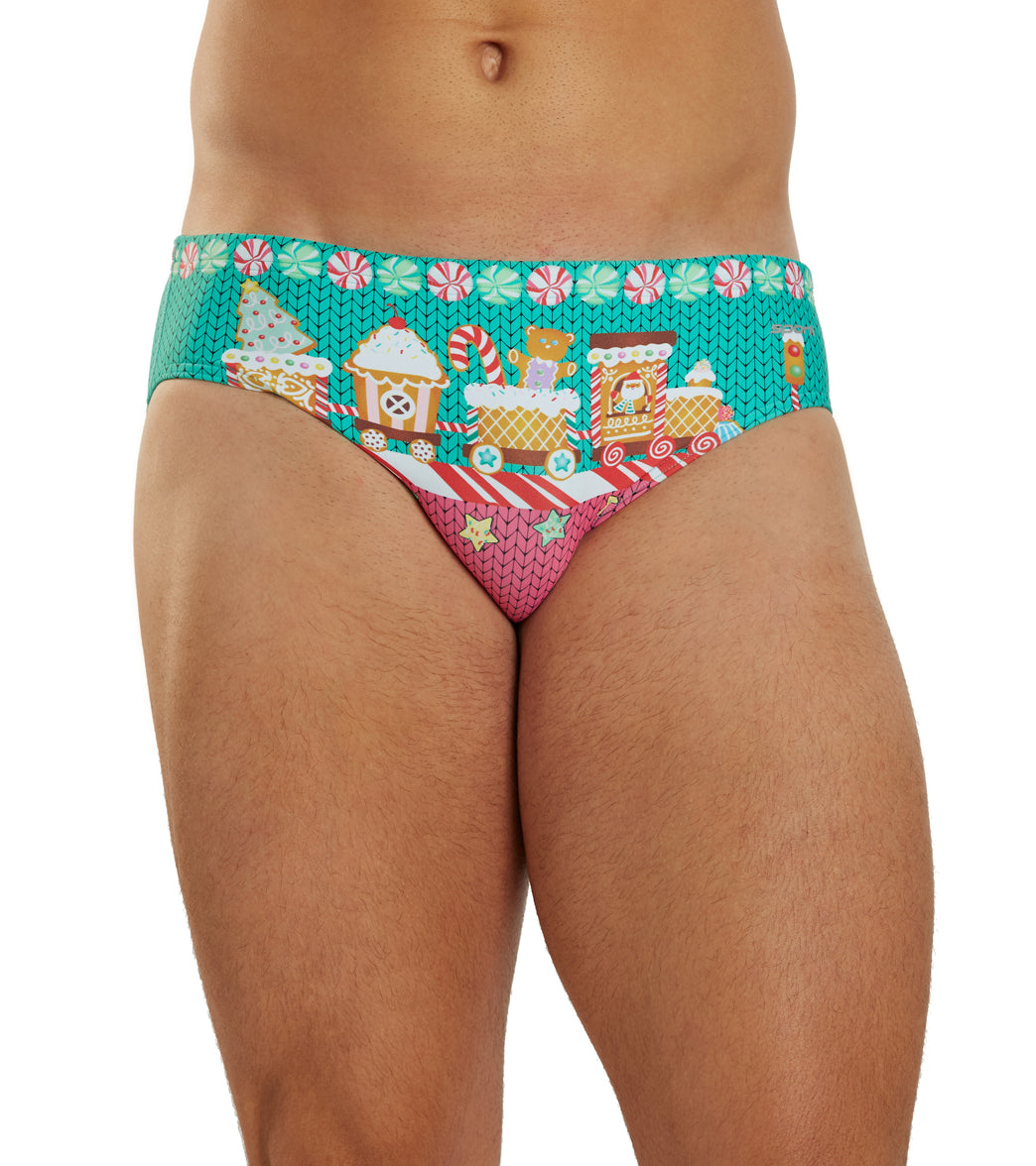 Sporti Granny Sweater Gingerbread Brief Swimsuit (26-40)