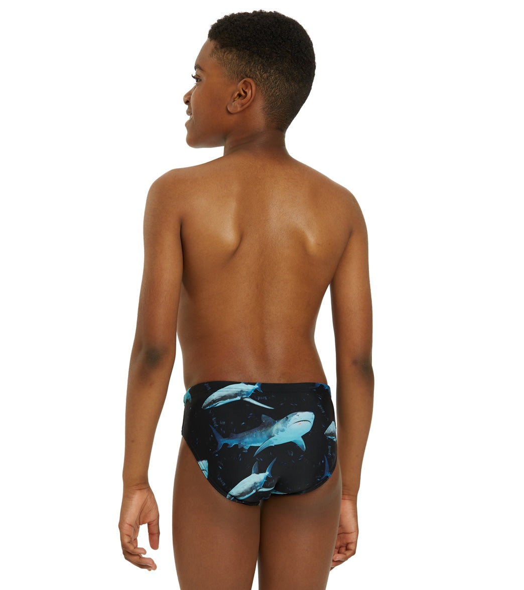 Sporti Sharkies Brief Swimsuit Youth (22-28) Sharkies