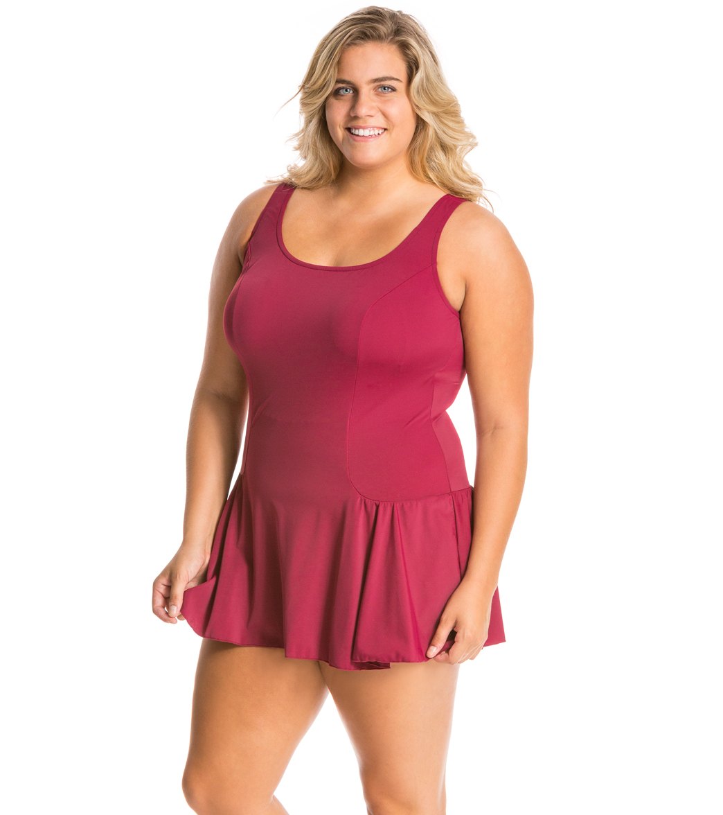 Sporti Plus Size Swim Dress