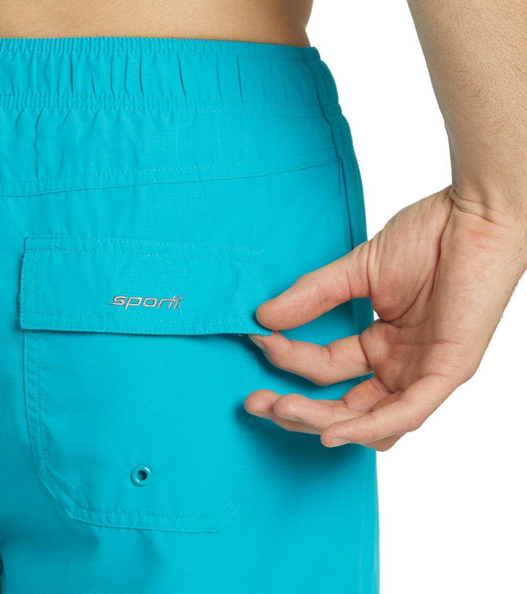 Sporti Men's 5.5 Active Swim Trunk Volley Short Ocean Blue