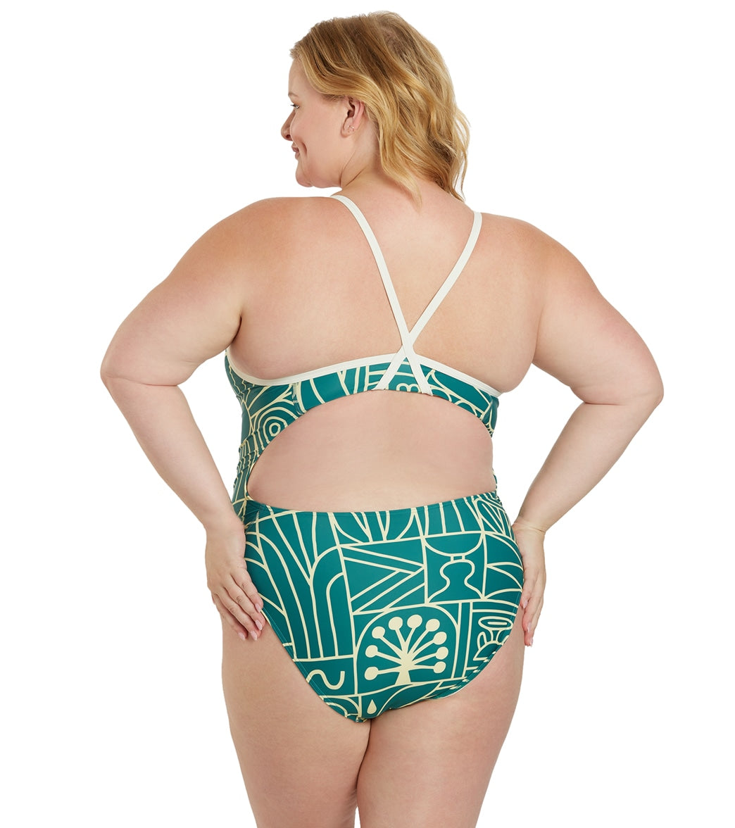 Sporti x Wyatt Hersey Limited Edition Bloom Thin Strap One Piece Swimsuit (22-44) Bloom