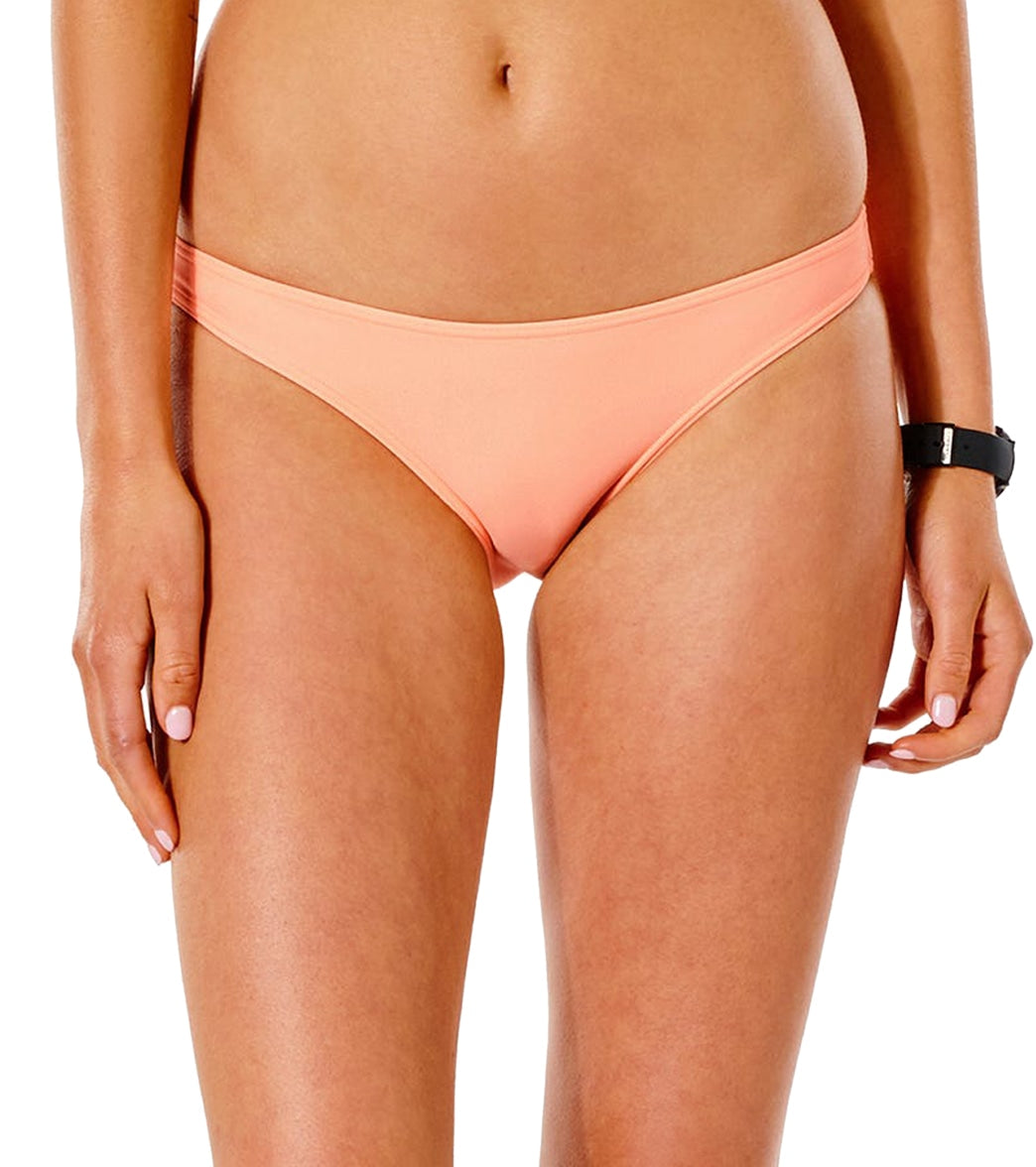 Rip Curl Classic Surf Eco Full Coverage Bikini Bottom Light Peach