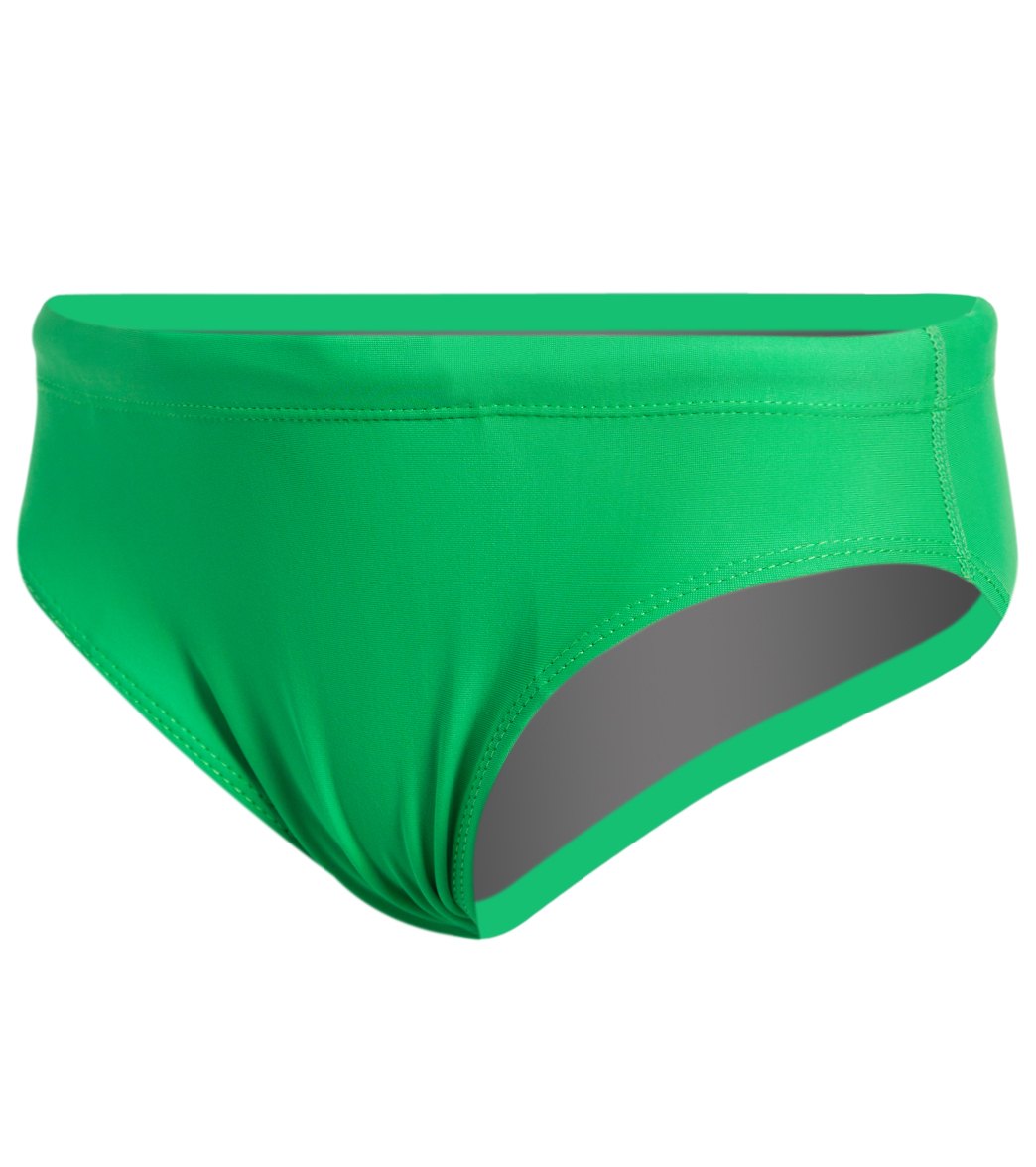 iSwim Essential Solid Brief Swimsuit Youth (22-28) Kelly Green