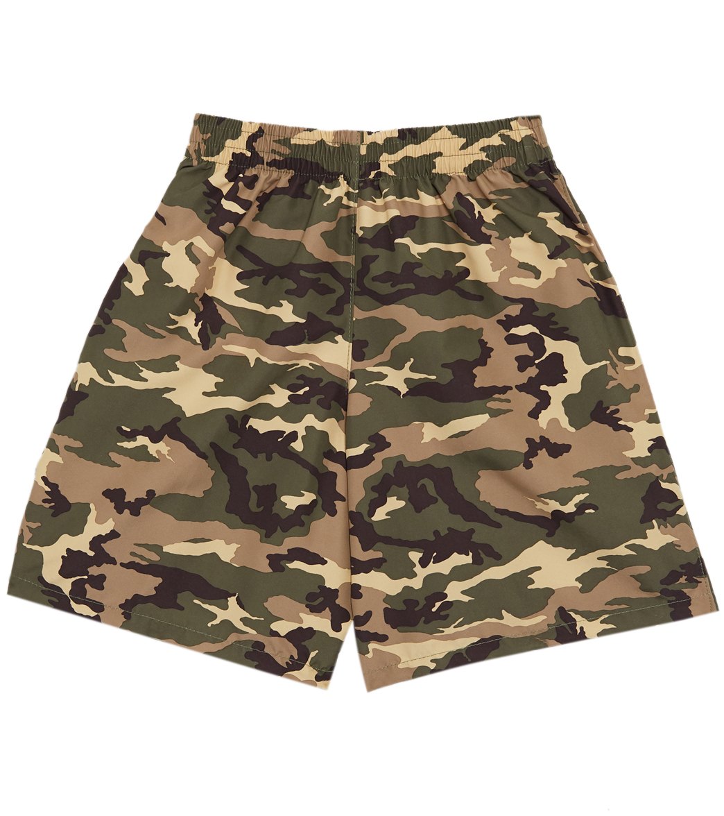 Tidepools Boys' Camouflage Elastic Waist Boardshorts (4-14)