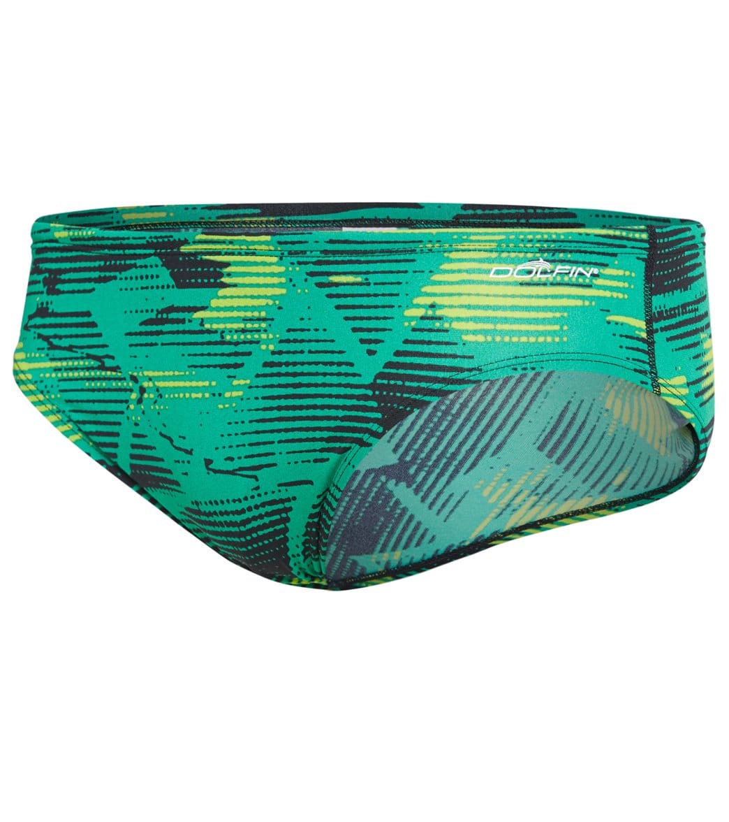 Dolfin Reliance Men's Eclipse All Over Racer Brief Swimsuit