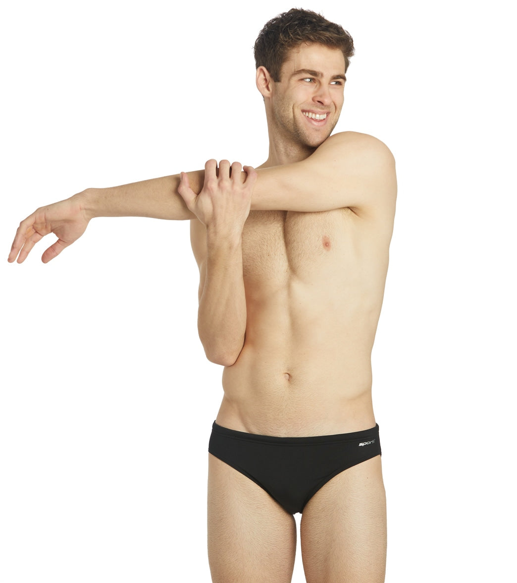 Sporti HydroLast Men's Water Polo Brief Black