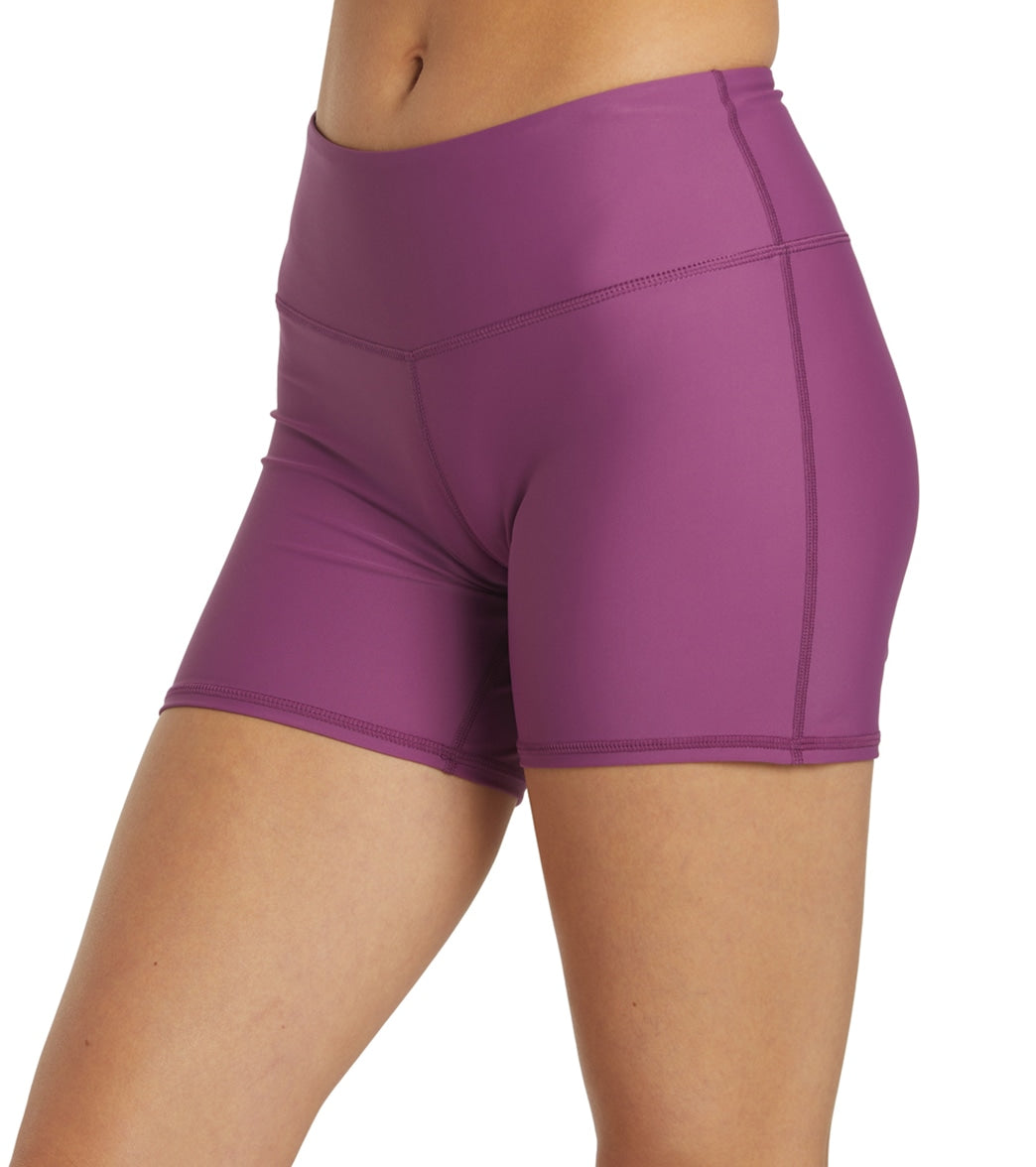 Sporti Active Solid 4.5 inseam Swim Short Amethyst