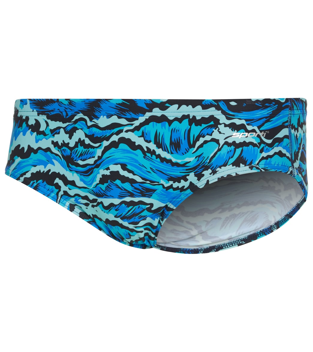 Sporti New Waves Brief Swimsuit Youth (22-28) Blue