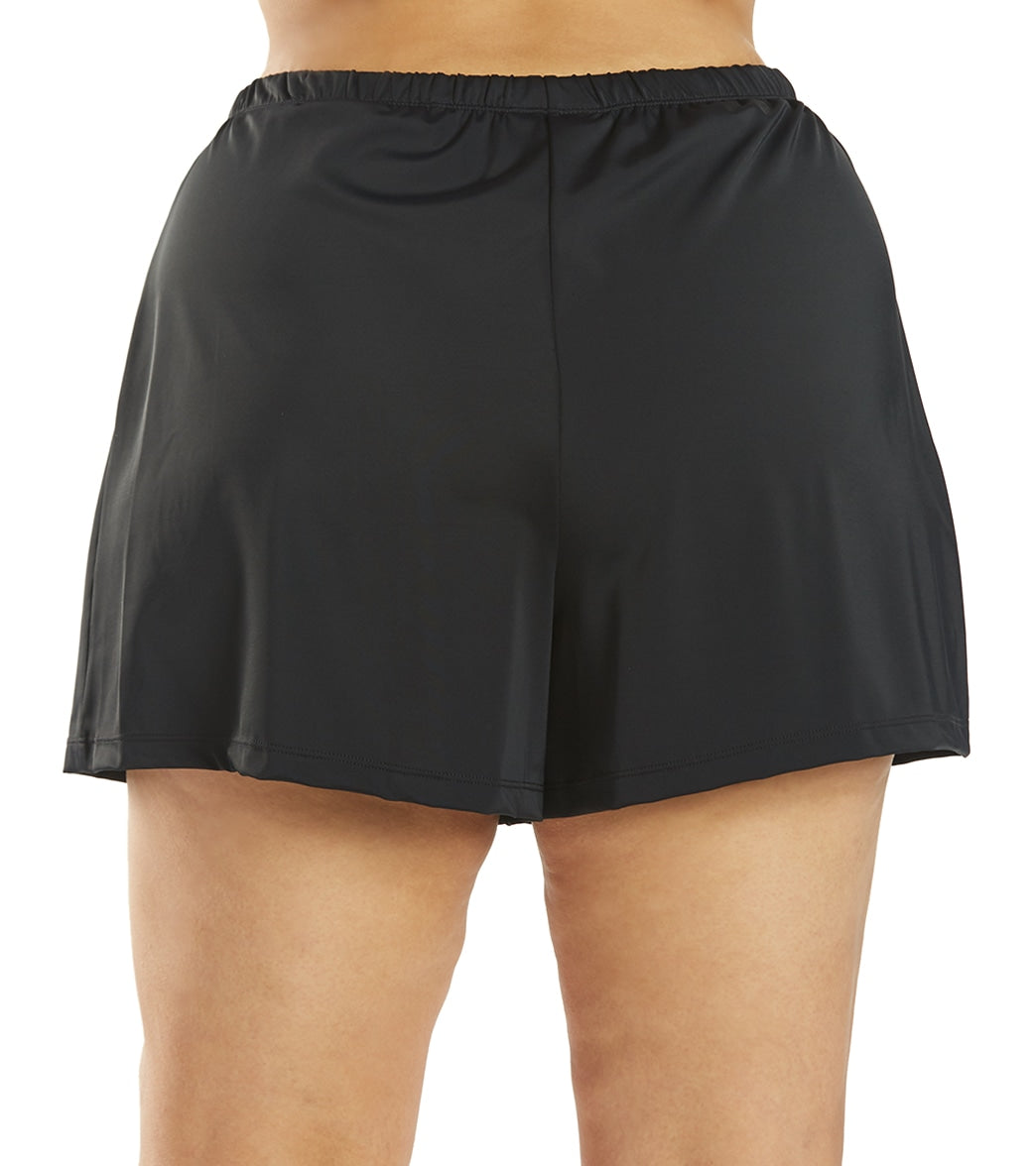 Maxine Plus Size Solid Swim Short