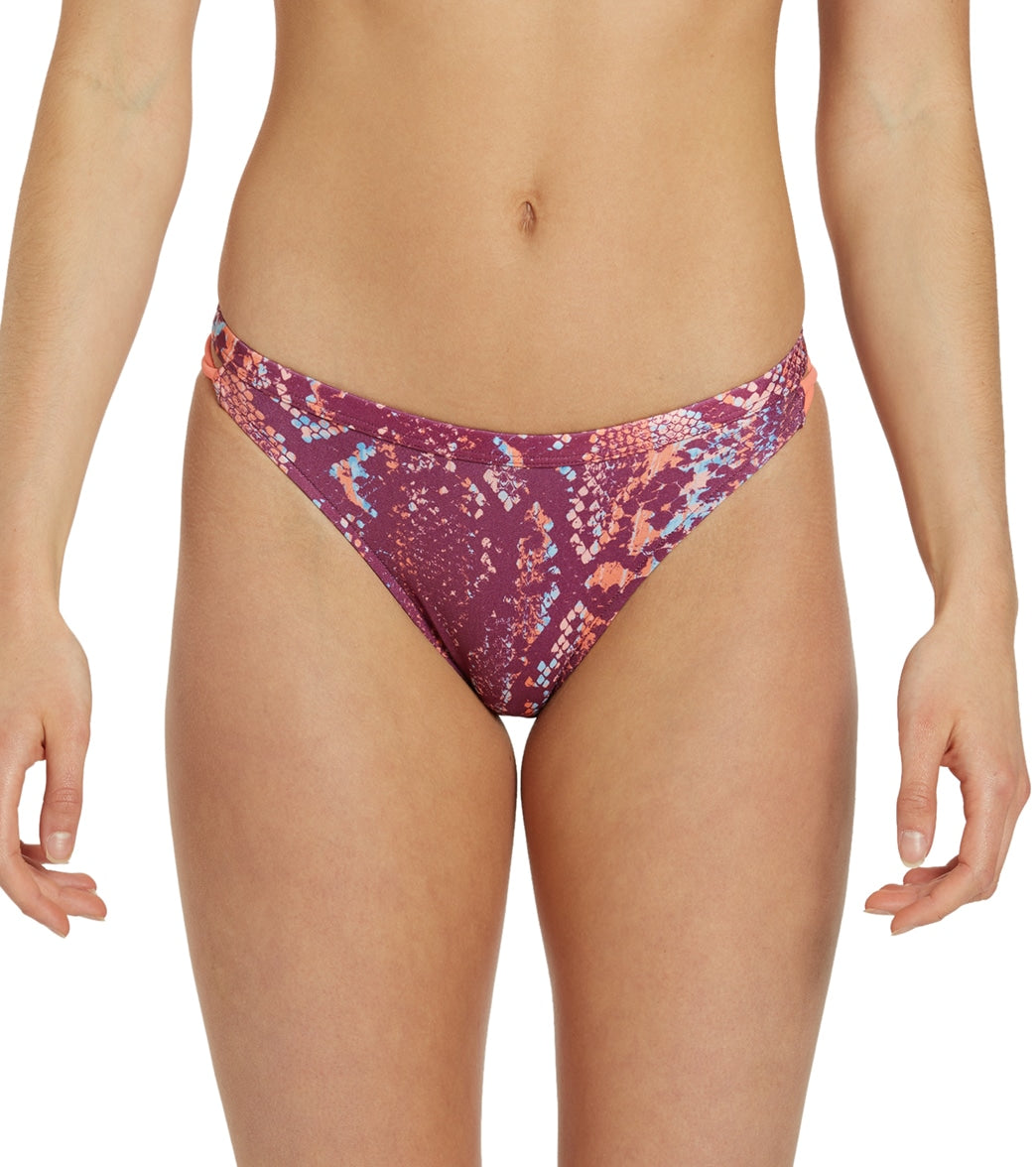 Sporti x Gretchen Walsh Desert Python Tracy Double Strap Bikini Bottom Desert Python