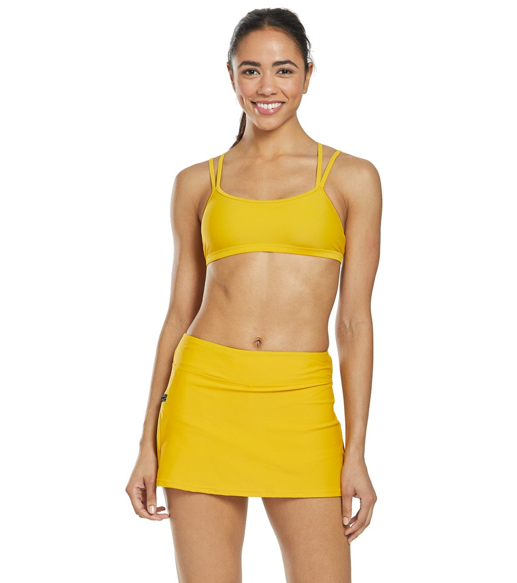 Sporti Active Swim Skort Bottom Mustard